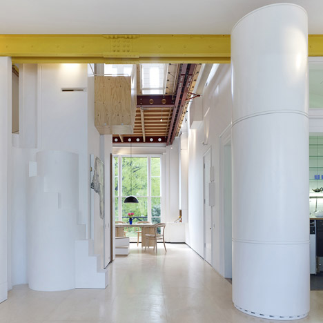 Andrew Pilkington combines two Notting Hill apartments with a central atrium