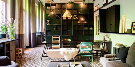 Dift utilises doomed Belgian school to create Eyes/Nights Only hotel