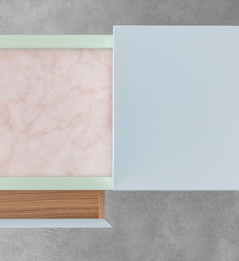 Flamingo console by Marco Guazzini