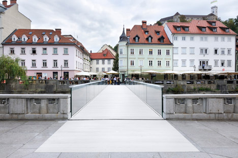 Footbridge Ribja Brv in Ljubljana by Arhitektura d.o.o.