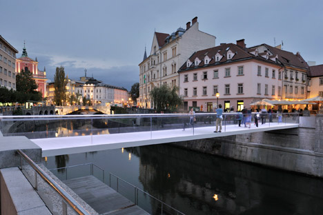 Footbridge Ribja Brv in Ljubljana by Arhitektura d.o.o.