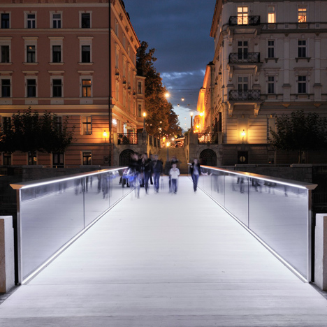 Footbridge Ribja Brv in Ljubljana by Arhitektura d.o.o.
