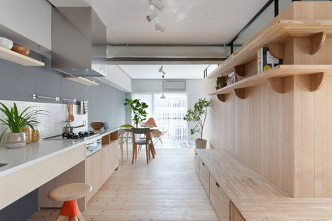 Fujigaoka M apartment by Sinato