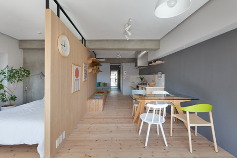 Fujigaoka M apartment by Sinato