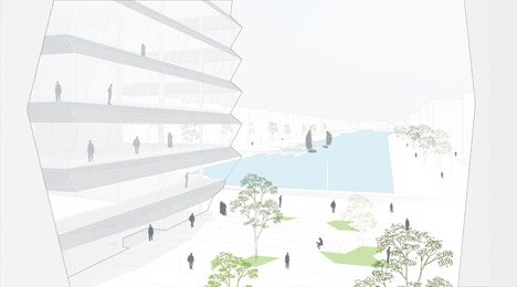 Hafenspitze by MVRDV