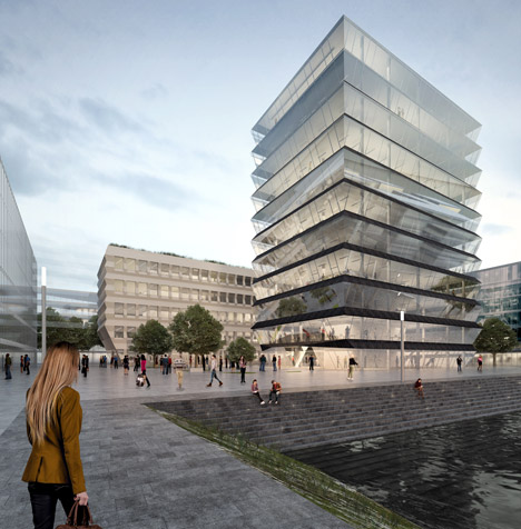 Hafenspitze by MVRDV