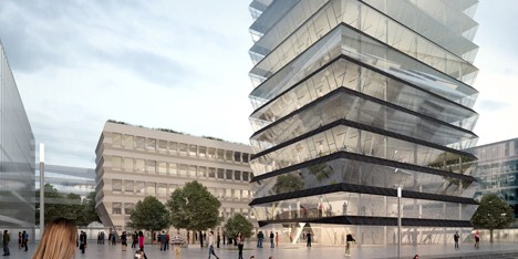 Hafenspitze by MVRDV
