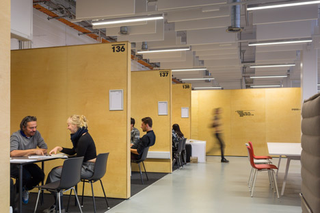 Hawkins Brown's temporary home for the Bartlett at 140 Hampstead Road
