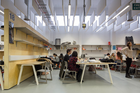 Hawkins Brown's temporary home for the Bartlett at 140 Hampstead Road
