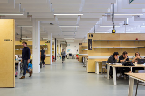 Hawkins Brown's temporary home for the Bartlett at 140 Hampstead Road