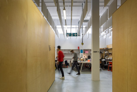 Hawkins Brown's temporary home for the Bartlett at 140 Hampstead Road