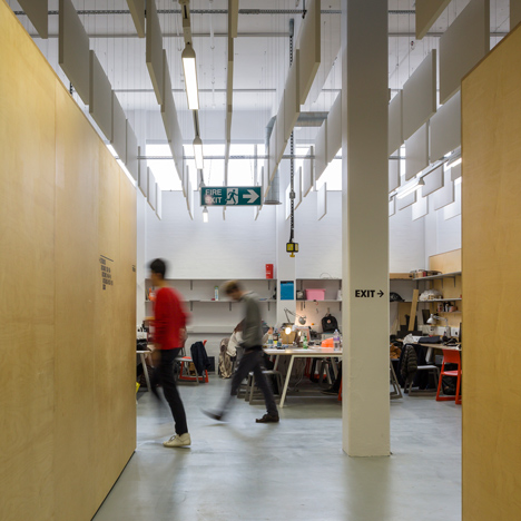 Hawkins Brown's temporary home for the Bartlett at 140 Hampstead Road