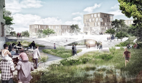Vinge train station by Henning Larsen Architects