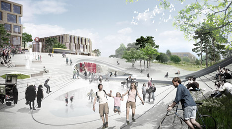 Vinge train station by Henning Larsen Architects