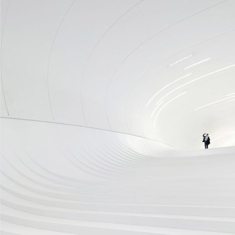 Heydar Aliyev Center by Zaha Hadid - photographed by Hufton and Crow
