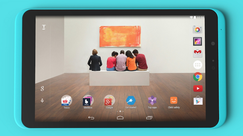Hudl2 tablet by Tesco and Chauhan Studio