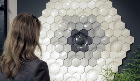 Kaza Concrete installation by Sam Frith for Domus tiles