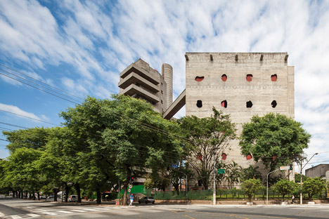 SESC Pompéia, São Paulo by Lina Bo Bardi
