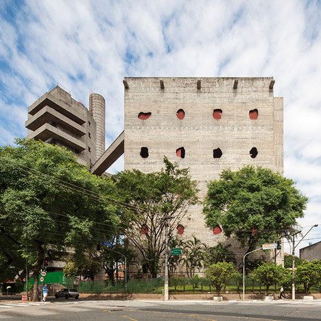 SESC Pompéia, São Paulo by Lina Bo Bardi