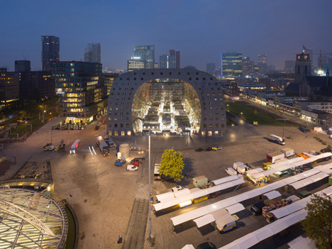 Markthal by MVRDV opens in Rotterdam