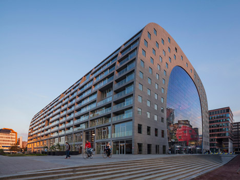 Markthal by MVRDV opens in Rotterdam