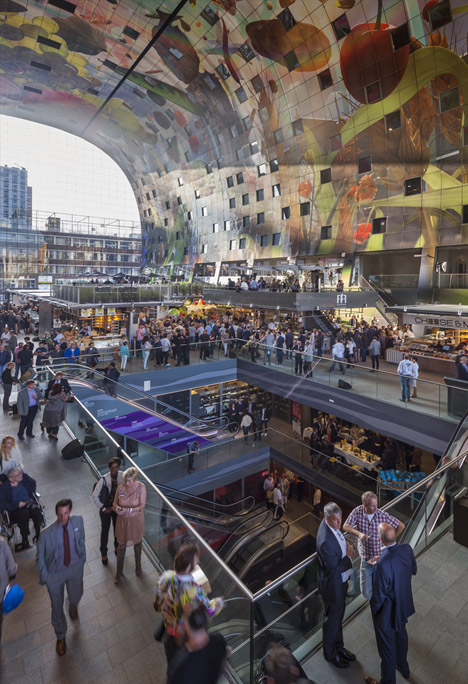 Markthal by MVRDV opens in Rotterdam