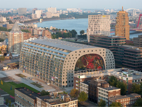 Markthal by MVRDV opens in Rotterdam