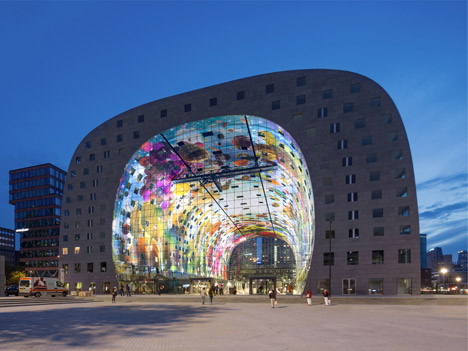 Markthal by MVRDV opens in Rotterdam