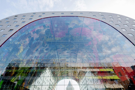 Markthal by MVRDV opens in Rotterdam