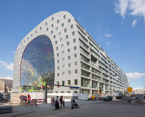 Markthal by MVRDV opens in Rotterdam
