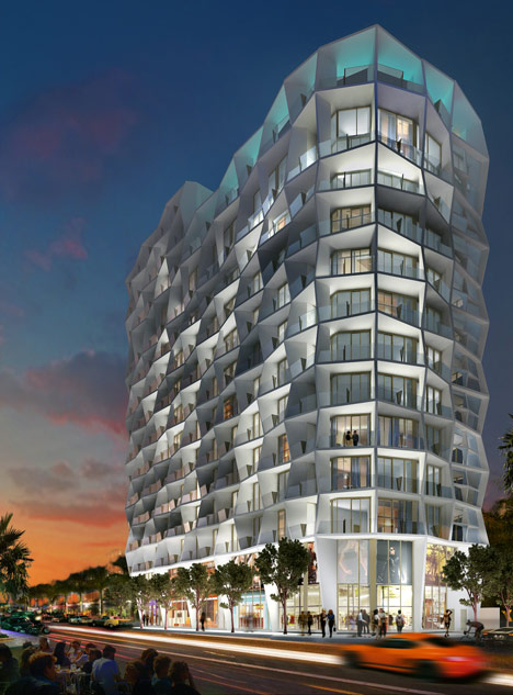 Miami design district residential tower Studio Gang Architects