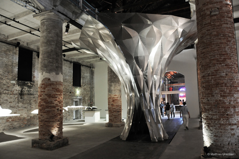 Arum by Zaha Hadid, material and fabrication Technology by Gregory Epps, RoboFold Arum by Zaha Hadid, material and fabrication Technology by Gregory Epps, RoboFold