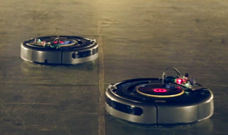 Roomba Ballet at Biennale Interiur by Pietro Leoni