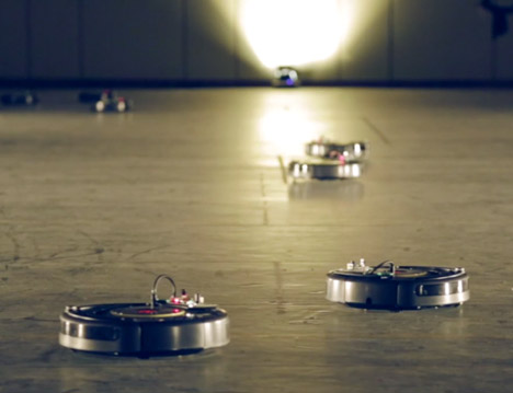 Roomba Ballet at Biennale Interiur by Pietro Leoni