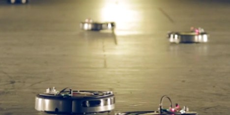 Roomba Ballet at Biennale Interiur by Pietro Leoni