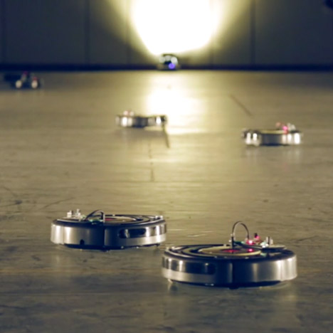 Roomba Ballet at Biennale Interiur by Pietro Leoni