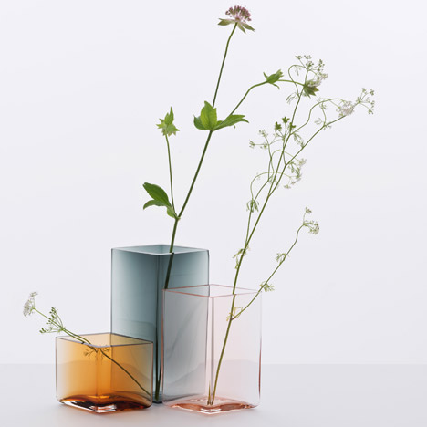 Ruutu vases by Bouroullec brothers for Iittala