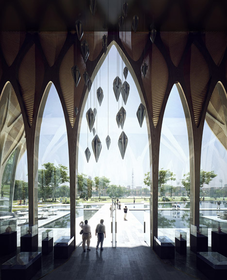 Sleuk Rith Institute designed by Zaha Hadid Archiects