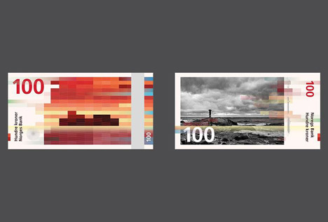 Snøhetta designs bank notes for Norway