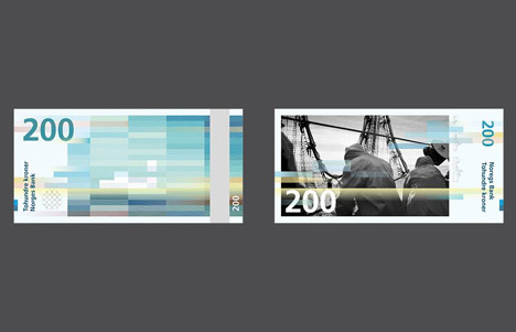 Snøhetta designs bank notes for Norway