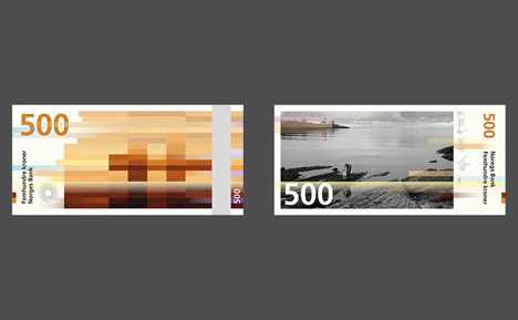 Snøhetta designs bank notes for Norway