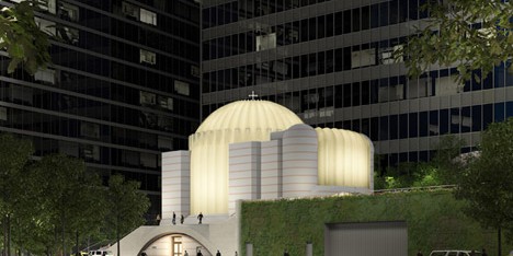 St Nicholas National Shrine designed by Santiago Calatrava