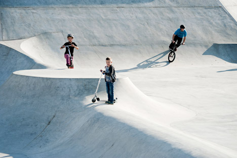 Street Dome skate park by Cebra