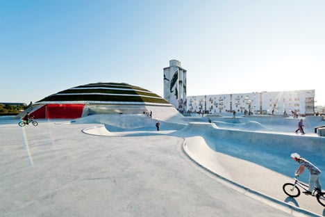 Street Dome skate park by Cebra