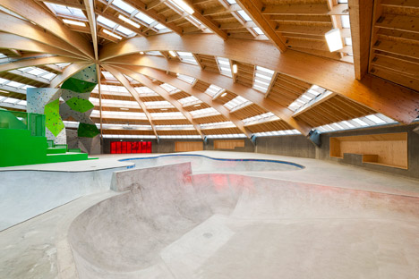 Street Dome skate park by Cebra