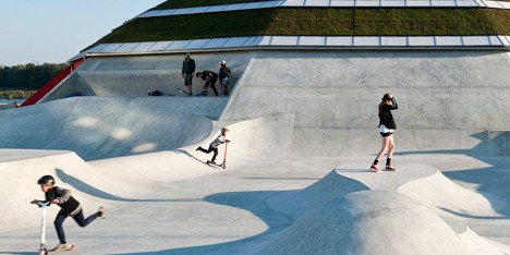 Street Dome skate park by Cebra