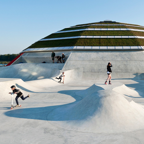 Street Dome skate park by Cebra