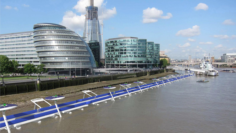 Thames deckway by River Cycleway Consortium