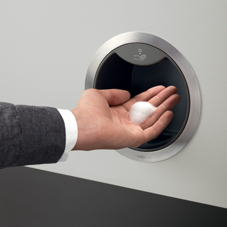 RS10 soap dispenser by Vola