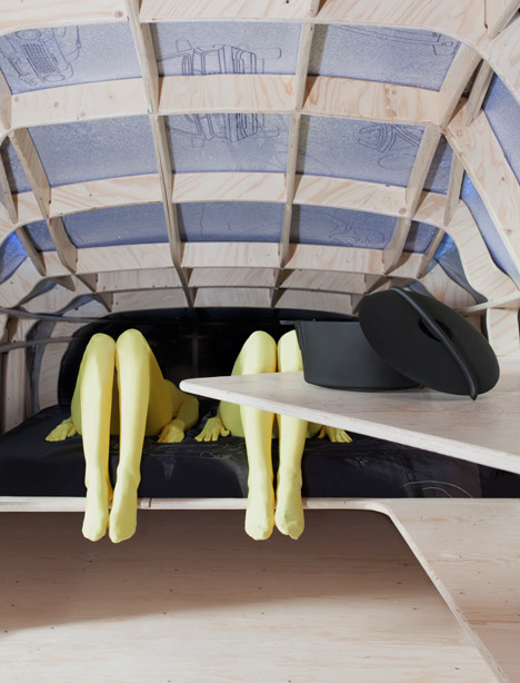 Van Eijk & Van der Lubbe's driverless fabric car concept for Volvo